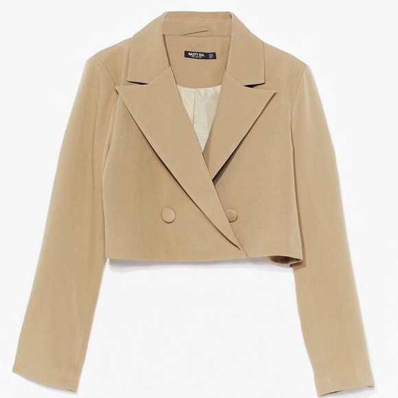Nasty Gal Jackets & Blazers - Nasty Gal Woman's World Cropped Blazer